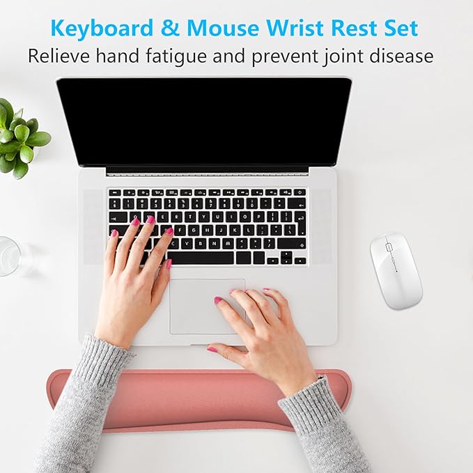 Dapesuom Enlarge Keyboard Wrist Rest, Memory Foam Keyboard Wrist Cushion - Image 7