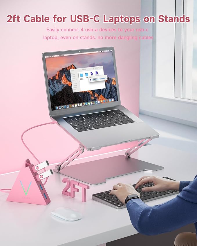 USB C Hub, Type C to 4 USB 3.0 Ports - Image 5