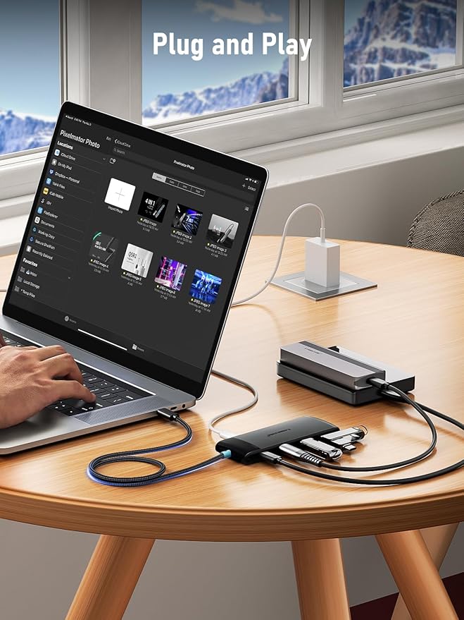 USB C Hub with 10Gbps 2 USB3.2 & 2 USB C 3.2, Charging Port, USB Port Extender - Image 5