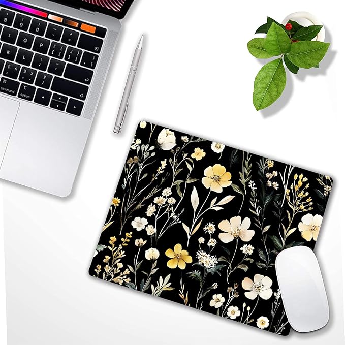 Wildflowers Aesthetic Floral Custom Mouse Pad - Image 6