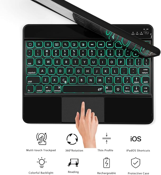 Keyboard case for iPad 9th Generation 10.2 inch 2021/ 8th Gen 2020/7th - Image 6