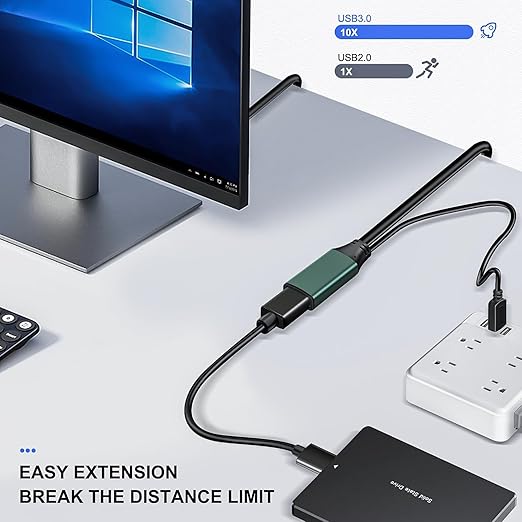 Kumiho 15FT USB 3.0 Extension Cable Active Type A Male to A Female USB Repeater - Image 7