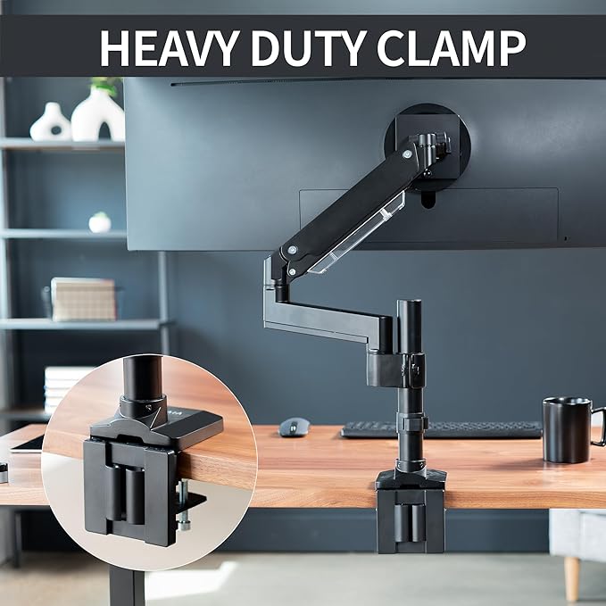 VIVO Premium Aluminum Tall Extended Monitor Arm - Image 7