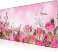 Mouse Pad, Large Pink Roses by NIYLYNSYN