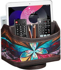 Fanousy 360° Rotating Remote Control Holder, PU Leather TV Remote Caddy by Thelittlebeautyoflife