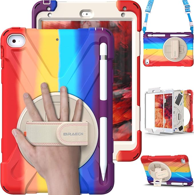 BRAECN iPad mini 5 Case, iPad mini 4 Case, Heavy Duty Shockproof Protective by BRAECN