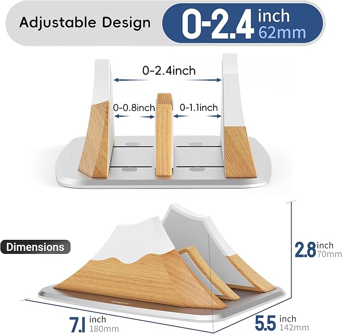 Vertical Dual Laptop Stand - Image 4