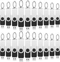 Bulk Flash Drives 2GB 100 Pack, Wooolken USB 2.0 Thumb Drives Pack Memory Stick by WOOOLKEN