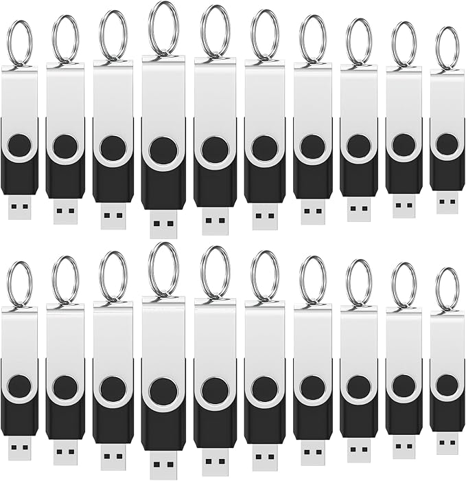 Bulk Flash Drives 2GB 100 Pack, Wooolken USB 2.0 Thumb Drives Pack Memory Stick by WOOOLKEN