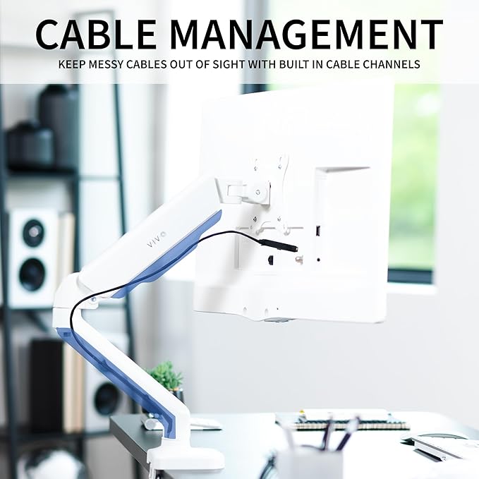 VIVO Single 17 to 32 inch Monitor Height Adjustable Counterbalance Mechanical - Image 8