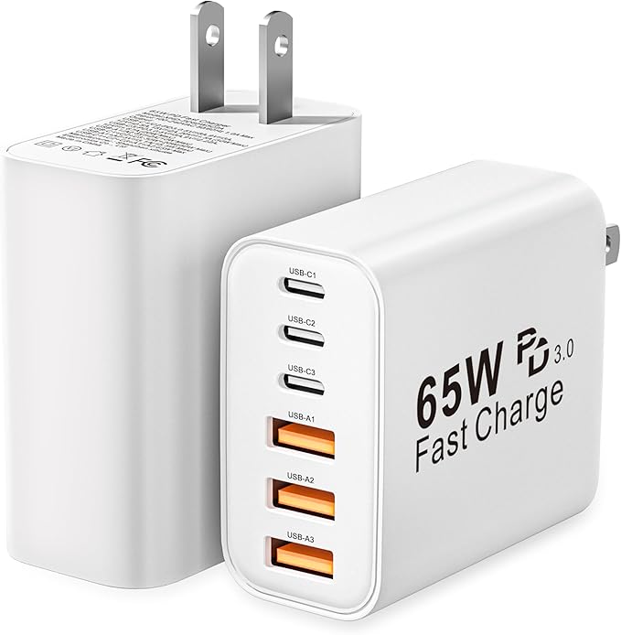 USB C Charger Block by LUCKYASIN