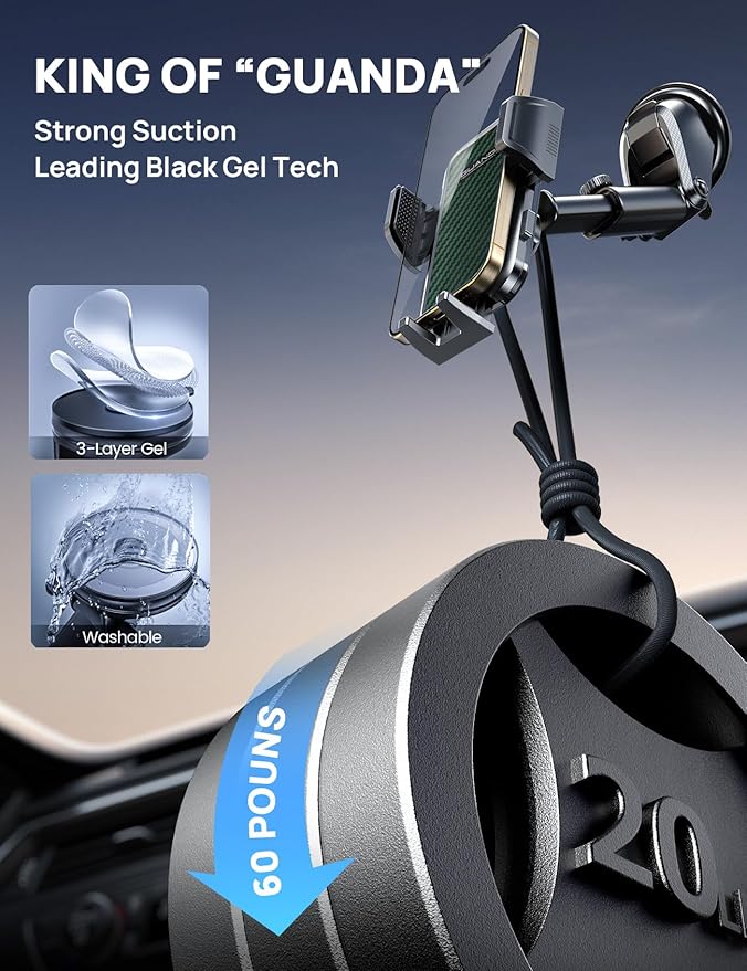 Dashboard Phone Holders for Your Car Phone Holders for Your Car, Non-Slip - Image 3