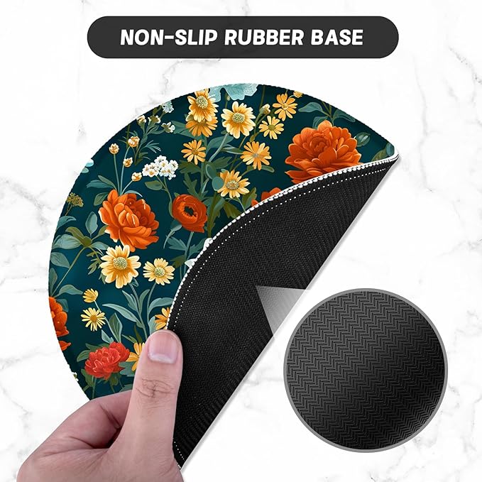 ITNRSIIET Round Mouse Pad with Stitched Edge Premium-Textured Waterproof - Image 3