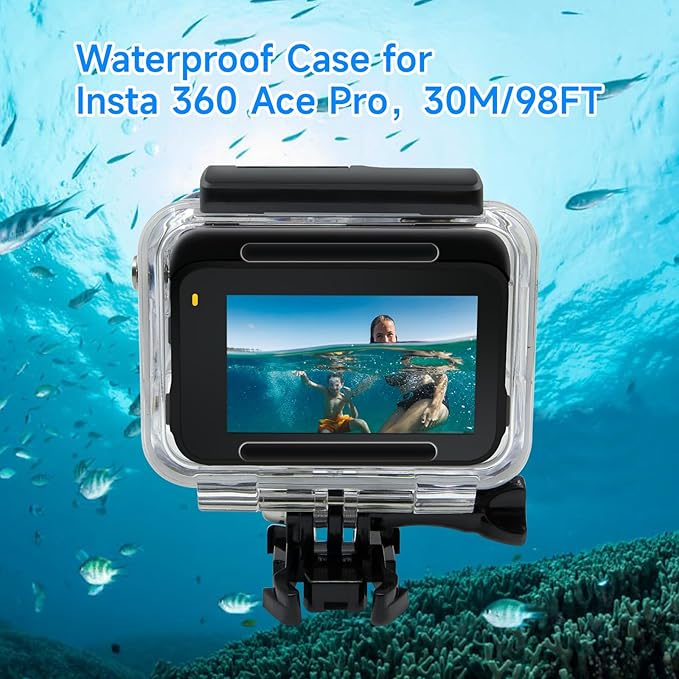 SHOOT Waterproof Housing Case for Insta 360 Ace Pro Diving Protective - Image 2