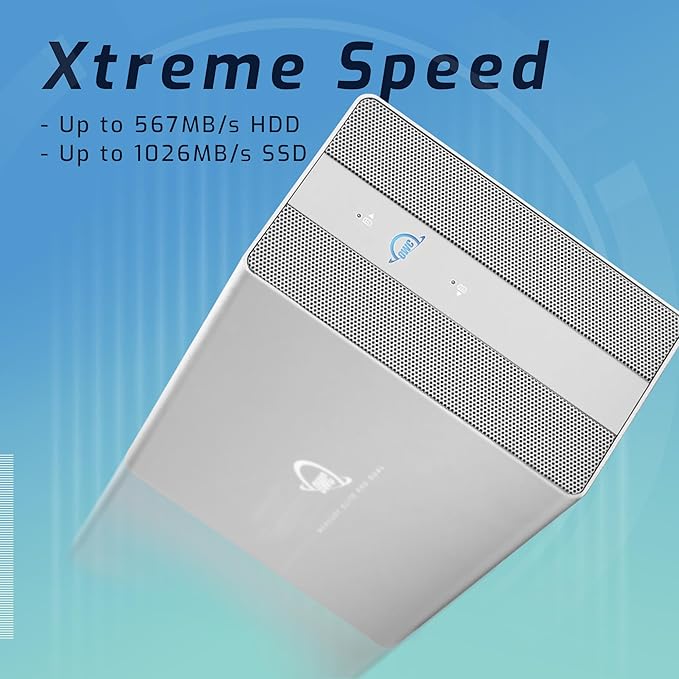 OWC 8TB SSD Mercury Elite Pro Dual USB-C/Thunderbolt 3 External Raid Storage - Image 3