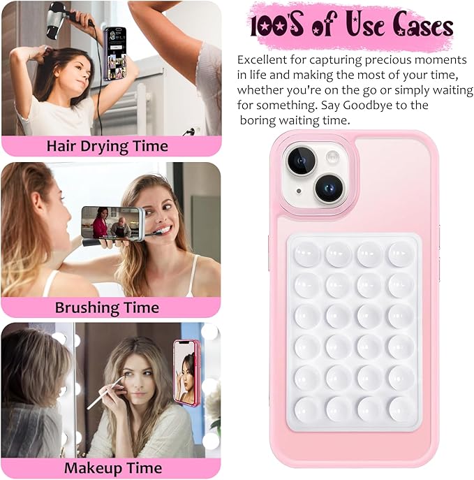 Silicone Suction Phone Case Mount 3 Pack, Silicon Adhesive Suction Cup Phone - Image 3