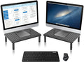 Bracwiser Monitor Stand Riser, 3 Level Height Adjustable Desktop monitor stand by Bracwiser