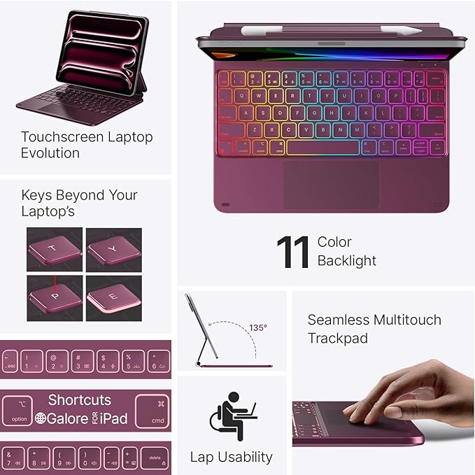 typecase Keyboard Case for iPad Pro 11-inch 2024, Magic Keyboard - Image 3