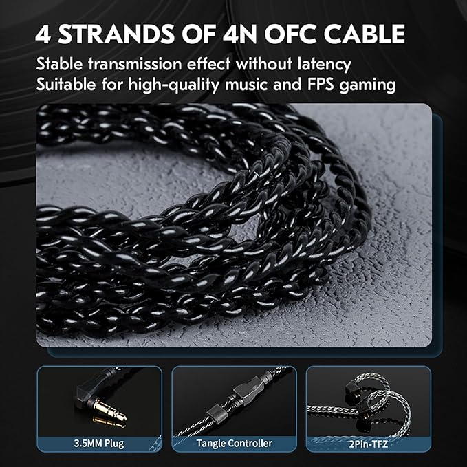 in Ear Monitor Headphones, CCZ DC02 Type-C IEM Earphone Dual Magnetic Circuit - Image 7