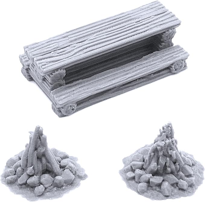 EnderToys Traveler's Camp II by Printable Scenery, 3D Printed Tabletop RPG - Image 6
