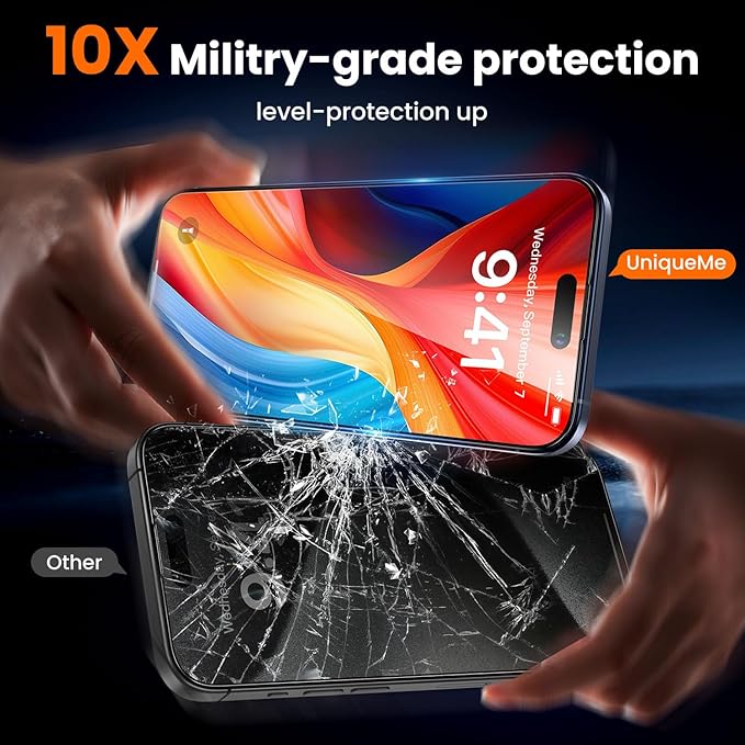 UniqueMe for iPhone 15 Plus Screen Protector - Image 3
