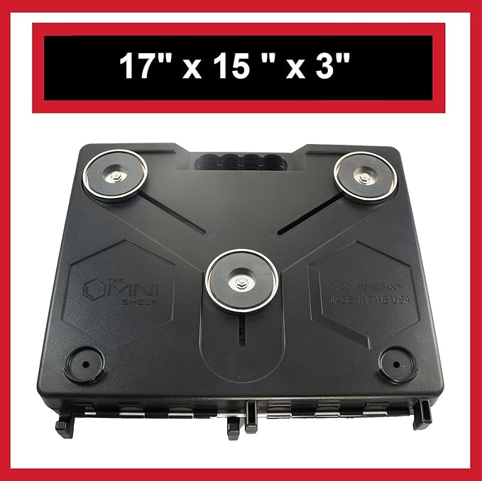 The OmniShelf Magnetic Portable Workstation + Toolbox, Computer & Laptop Stand - Image 7
