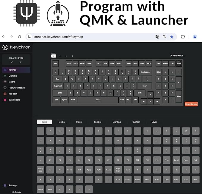 Keychron Q5 Wired Custom Mechanical Keyboard Knob Version, 96% Layout QMK/VIA - Image 3