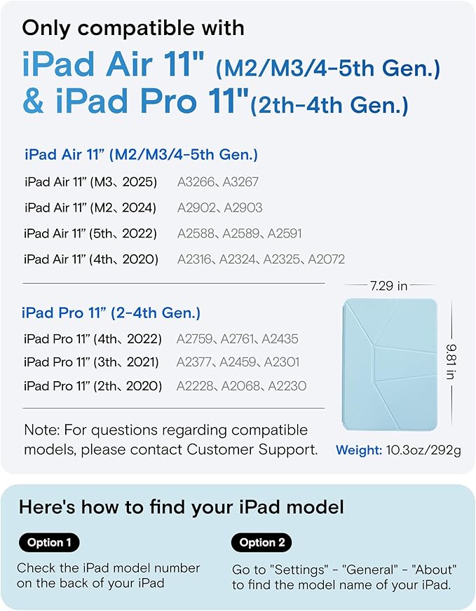 MOFT Dynamic Folio Case for for iPad Air 11-inch M3 M2 2025 2024/10.9 Air 5th - Image 2