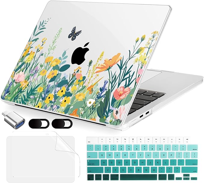 Compatible with MacBook Air 13.6 inch Case, M4 A3240/M3 A3113/M2 A2681 by MecBevia