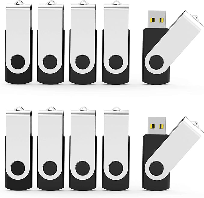 Aiibe 32GB USB 3.0 Flash Drive 10 Pack 32GB USB Flash Drives Bulk Thumb Drive by Aiibe