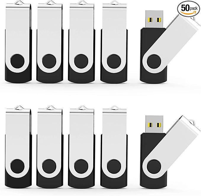 Aiibe 32GB USB Flash Drive 50 Pack Lot USB 2.0 Thumb Drive 32GB Flash Drive by Aiibe
