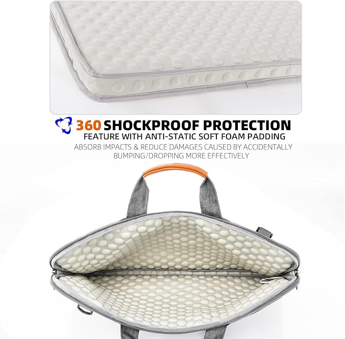 KINGSLONG Slim 17.3 inch Laptop Bag Sleeve Carrying Case - Image 2