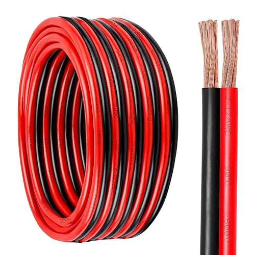 12 Gauge Wire 2 Conductors Copper Wire, 12 AWG Battery Cable Oxygen Free Copper by SimpleandPractical