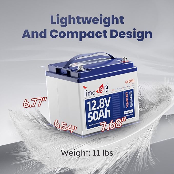 12V 50Ah TM LiFePO4 Battery - Image 6