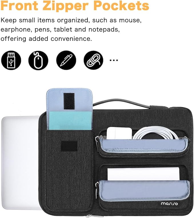 MOSISO 360 Protective Laptop Case 13.3 inch, 13-13.3 inch Laptop Sleeve - Image 2