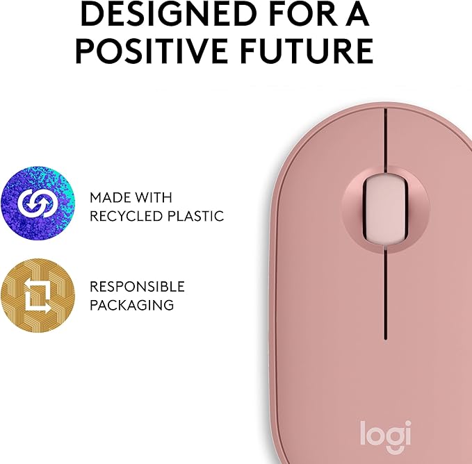 Logitech Pebble Mouse 2 M350s Slim Bluetooth Wireless Mouse, Lightweight - Image 10