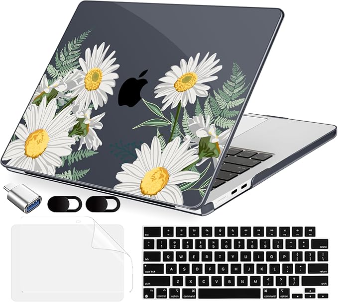 Compatible with MacBook Air 15 inch Case, M4 A3241/M3 A3114/M2 A2941, Hard Shell by MecBevia