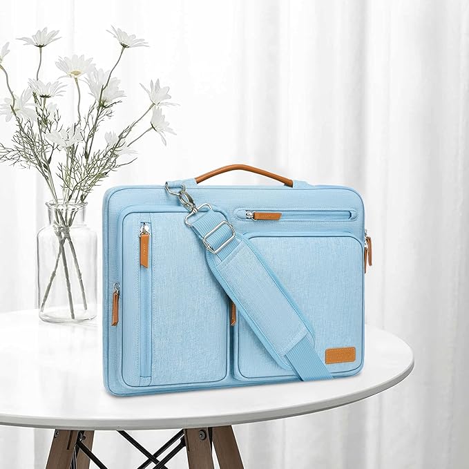 MOSISO 360 Protective Laptop Shoulder Bag, 13-13.3 inch Computer Bag Compatible - Image 6