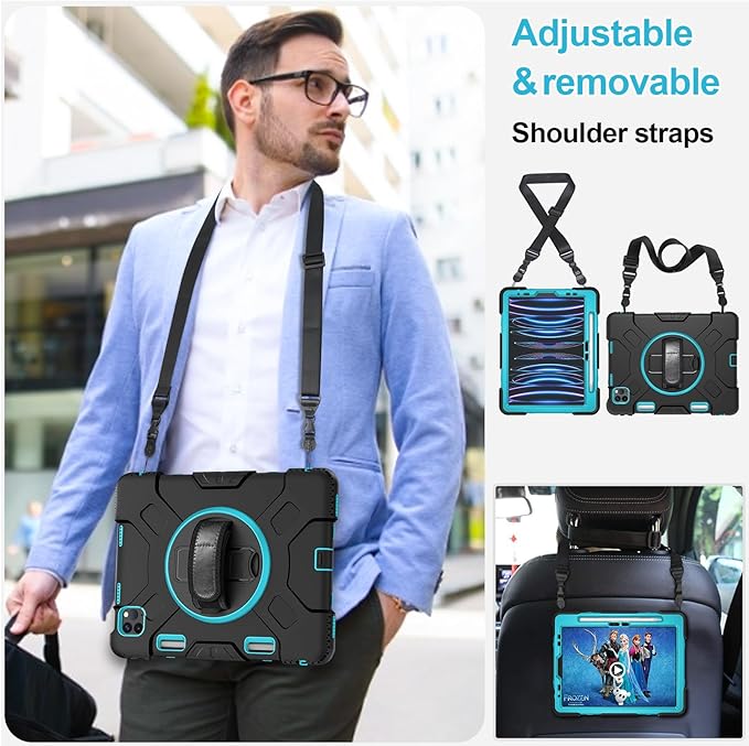 Case for iPad Pro 11 Inch 2022/2021/ 2020/2018: Silicone Cover for iPad 11 Inch - Image 5