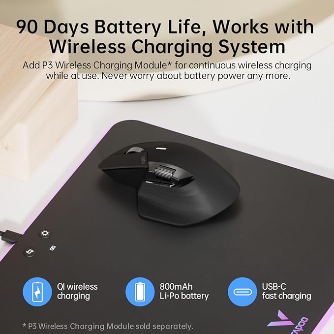 Rapoo MT760Mini Bluetooth Wireless Mouse - Image 4
