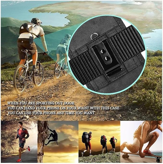 Cell Phone Pouch Nylon Holster Case - Image 8
