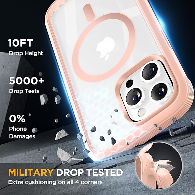 Miracase Magnetic Glass for iPhone 13 Pro Case, Compatible - Image 6