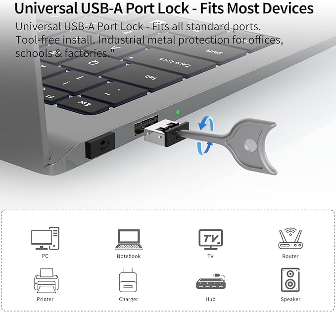 12PCS USB Metal Port Lock Blocker - Image 8