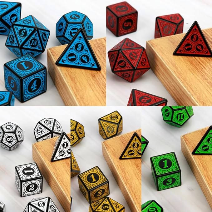 DND Dice Set 35 Pcs Polyhedral Dungeons and Dragons Rolling Dice - Image 5
