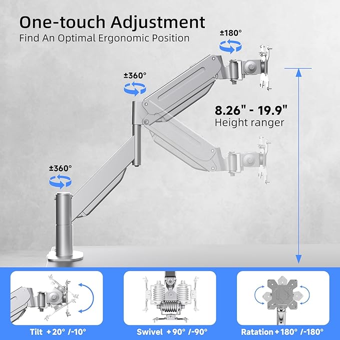 Suptek Ultrawide Monitor Arm Mount - Image 3