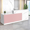 Reception Desk with Counter Modern Checkout Counter with Lockable Drawer by Unknown