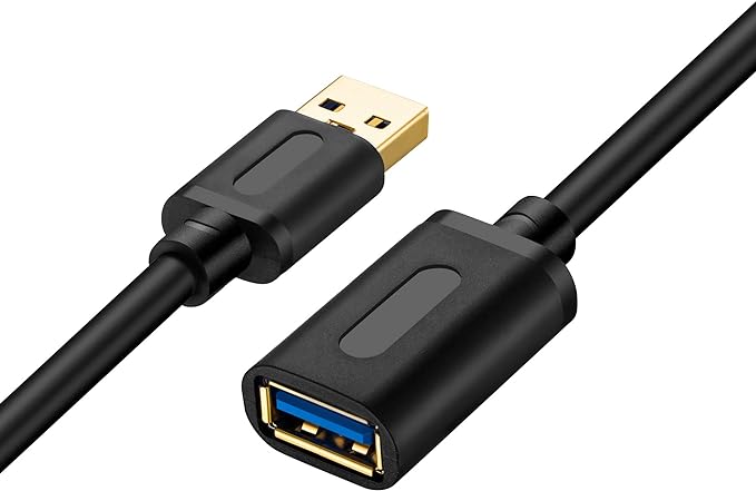 Tan QY USB 3.0 Extension Cable 25Ft, USB 3.0 High Speed Extender Cord Type A - Image 2