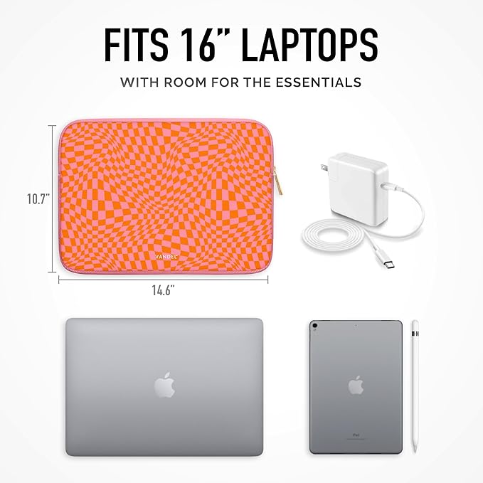 Vandel Slim MacBook Pro 16 Inch Laptop Sleeve, 15.6-16 inch Laptop Case - Image 4