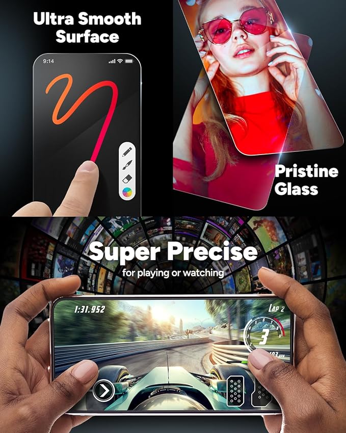 ZAGG InvisibleShield Glass Elite Anti-Glare iPhone 15 Pro Screen Protector - Image 4