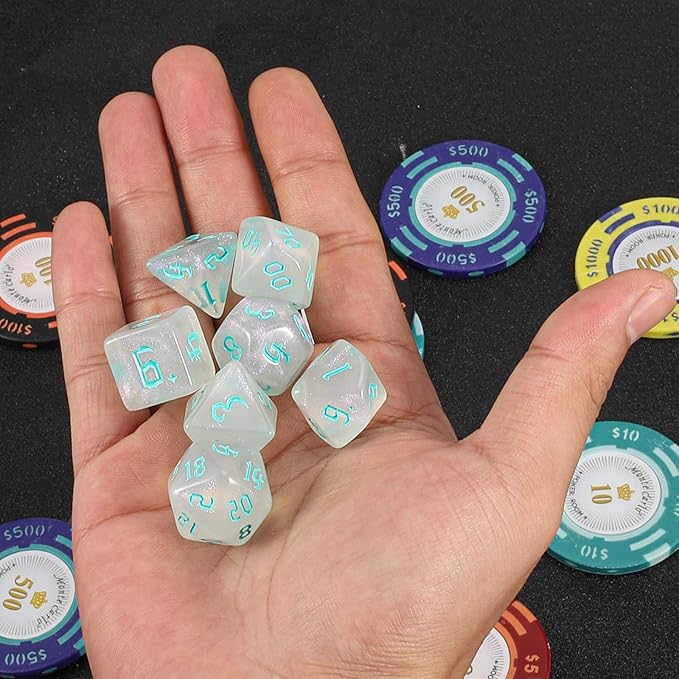 QMAY DND Dice Set -D&D Polyhedral Dice - Image 5